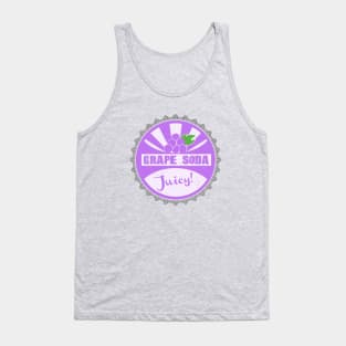 Grape Soda Bottle Cap Tank Top